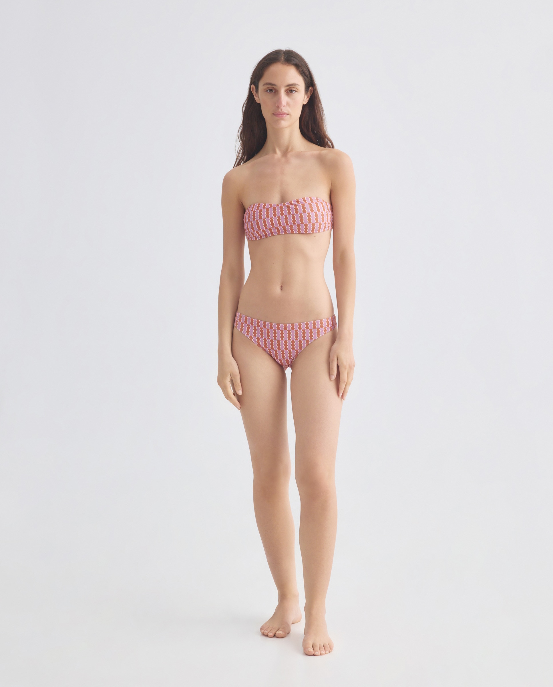Bikini mujer bandeau 200 Rosa-1