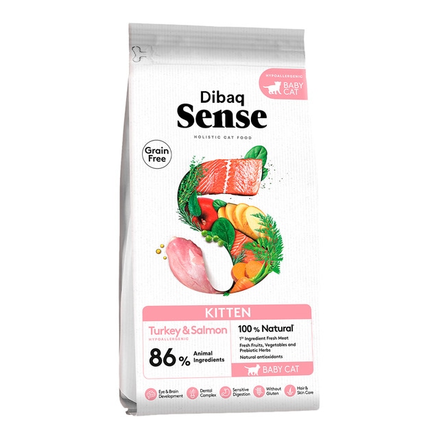 Dibaq Sense - Pienso para gatitos Grain Free Dibaq Sense pavo