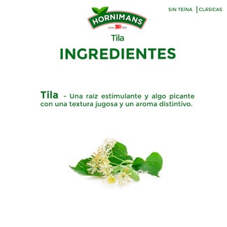 Infusión de tila estuche 25 bolsitas - Hornimans