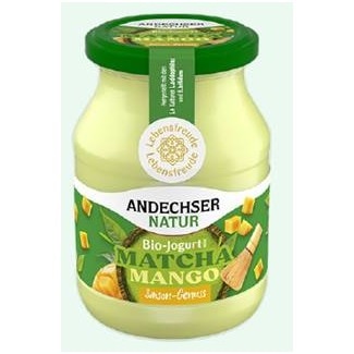 Andechser Iogurte Suave Bio Manga e Matcha unidade 500 g
