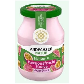 Andechser Iogurte Suave Bio Goiaba Maracujá unidade 500 g