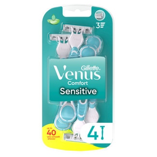 Laminas Descartaveis Sensitive embalagem 4 unidades