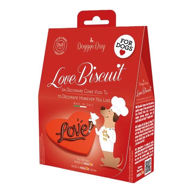 Doggyebag - Snack para perros adultos Love Biscuit cerdo sabor a chocolate Doggyebaglove 85 g