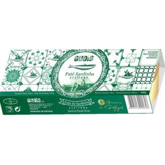 Gudis Patê Sardinha e Azeitona Pack 3 unidades embalagem 65 g
