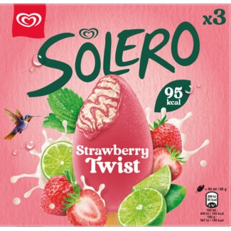 Olá Gelado Twist Morango embalagem 270 ml