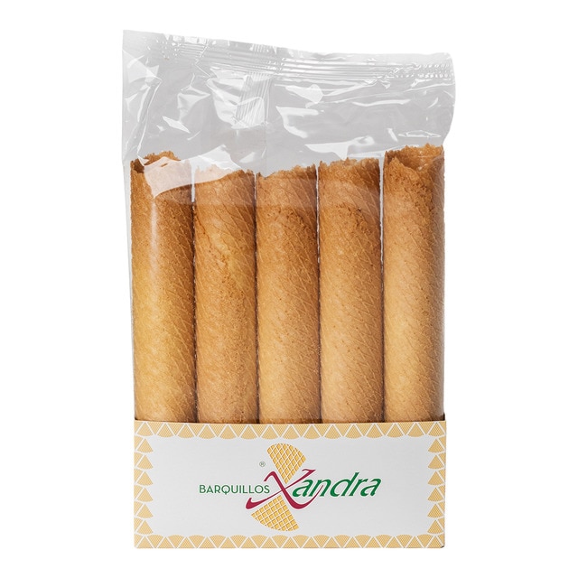 Barquillos redondos Xandra