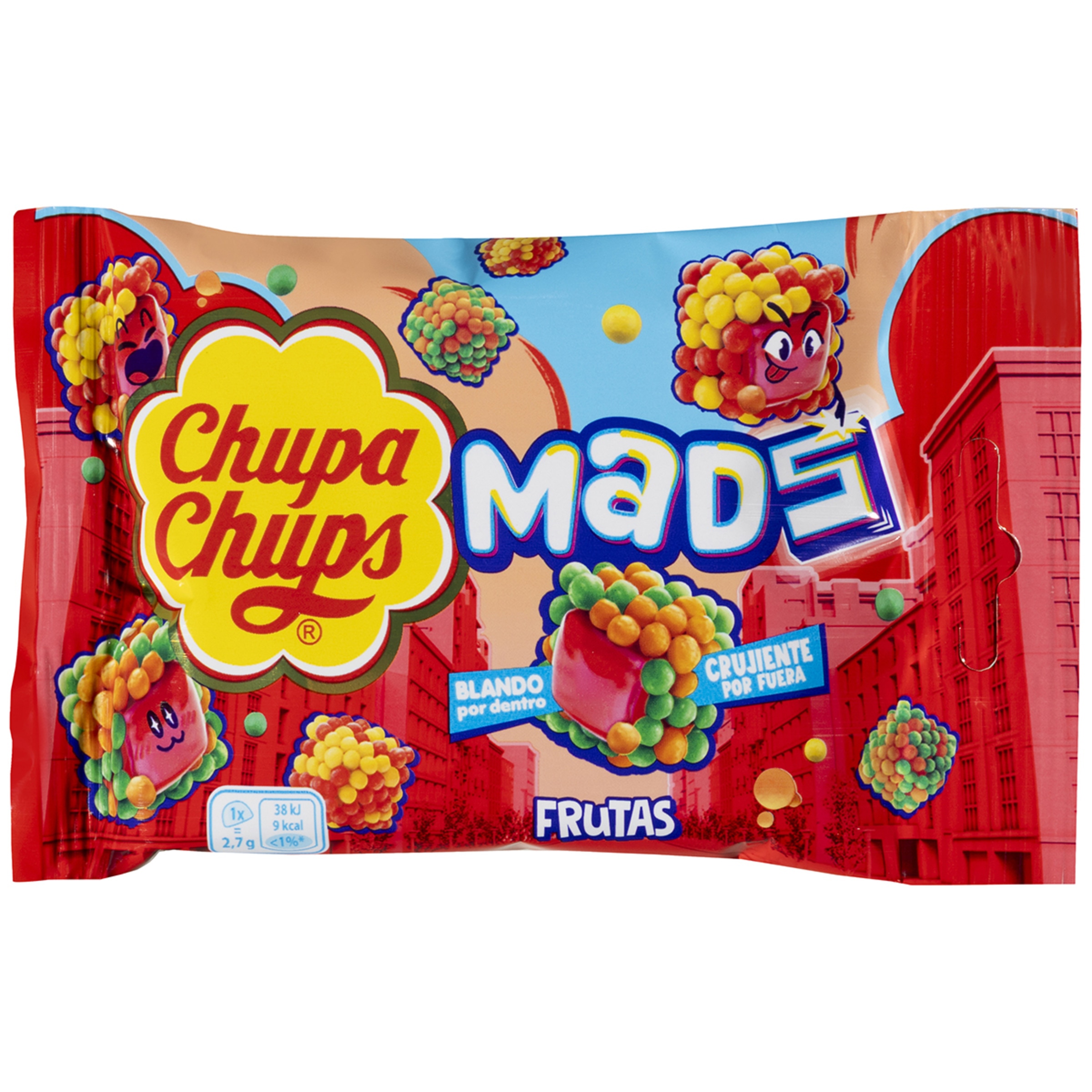 Mads Fruits caramelos blandos por dentro y crujientes por fuera