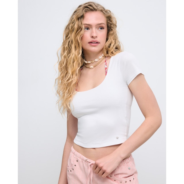 Green Coast - Camiseta top sin mangas de mujer con escote cuadrado.