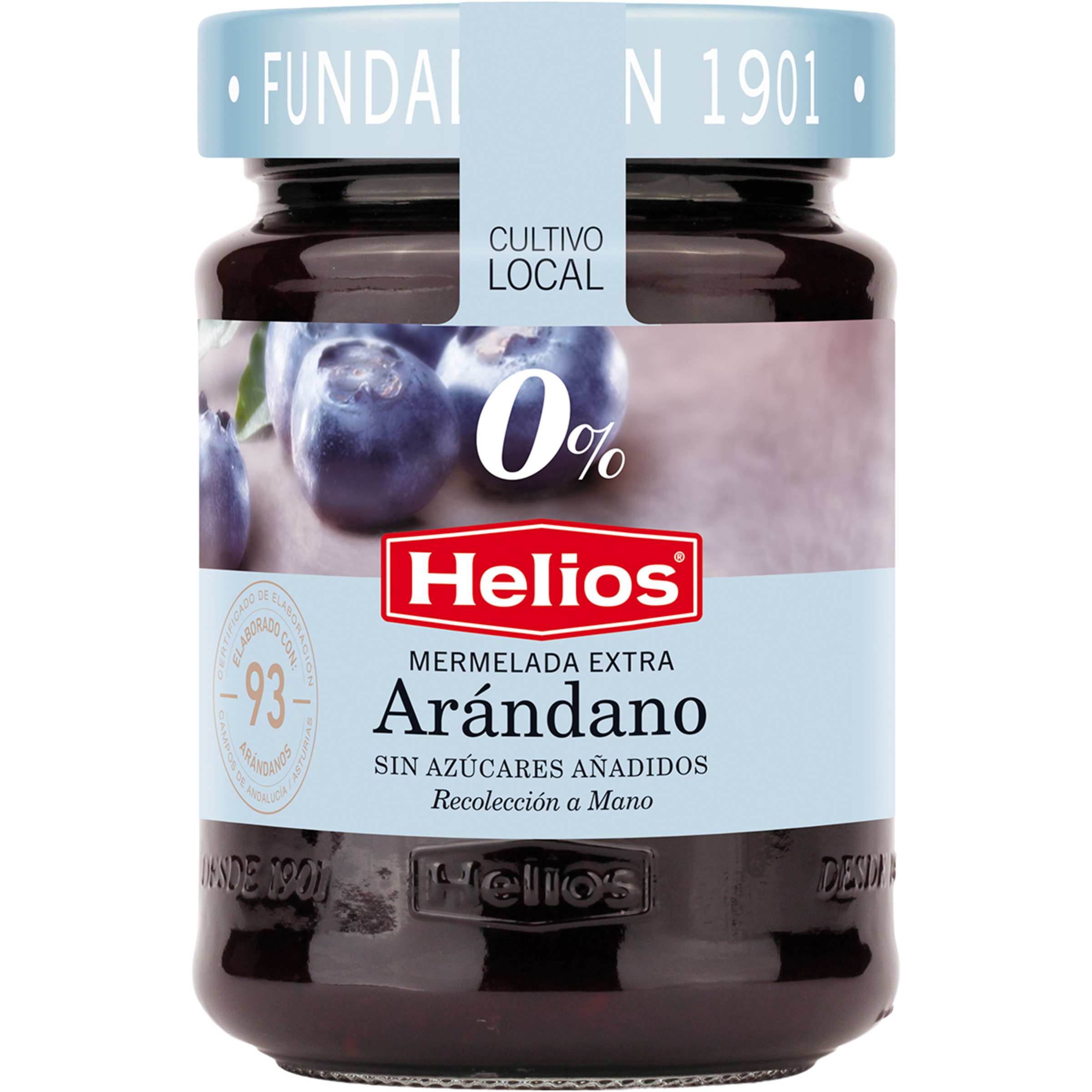 mermelada extra de arándano sin azúcares añadidos