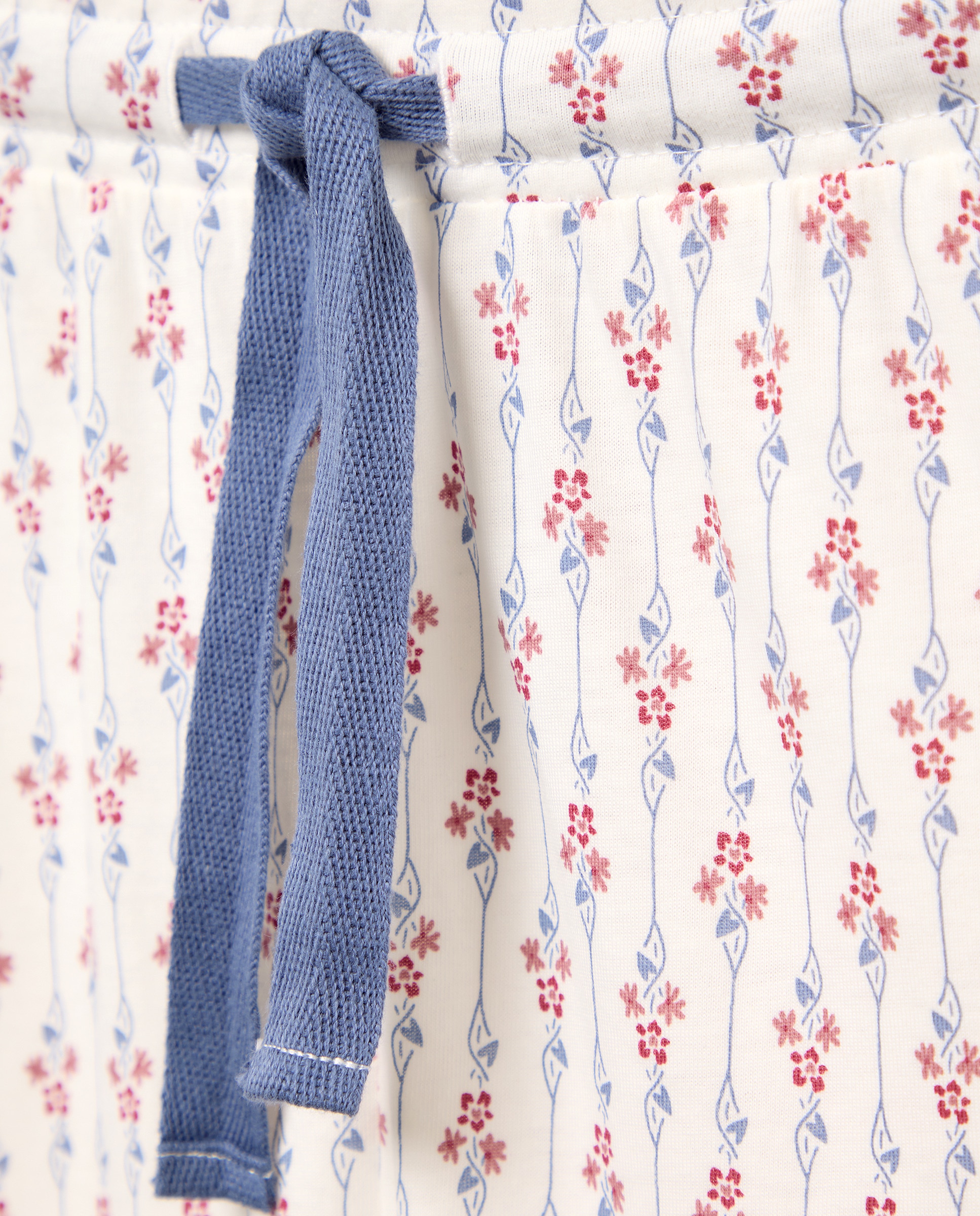 Pijama mujer algodón estampado 430 Azul oscuro-4