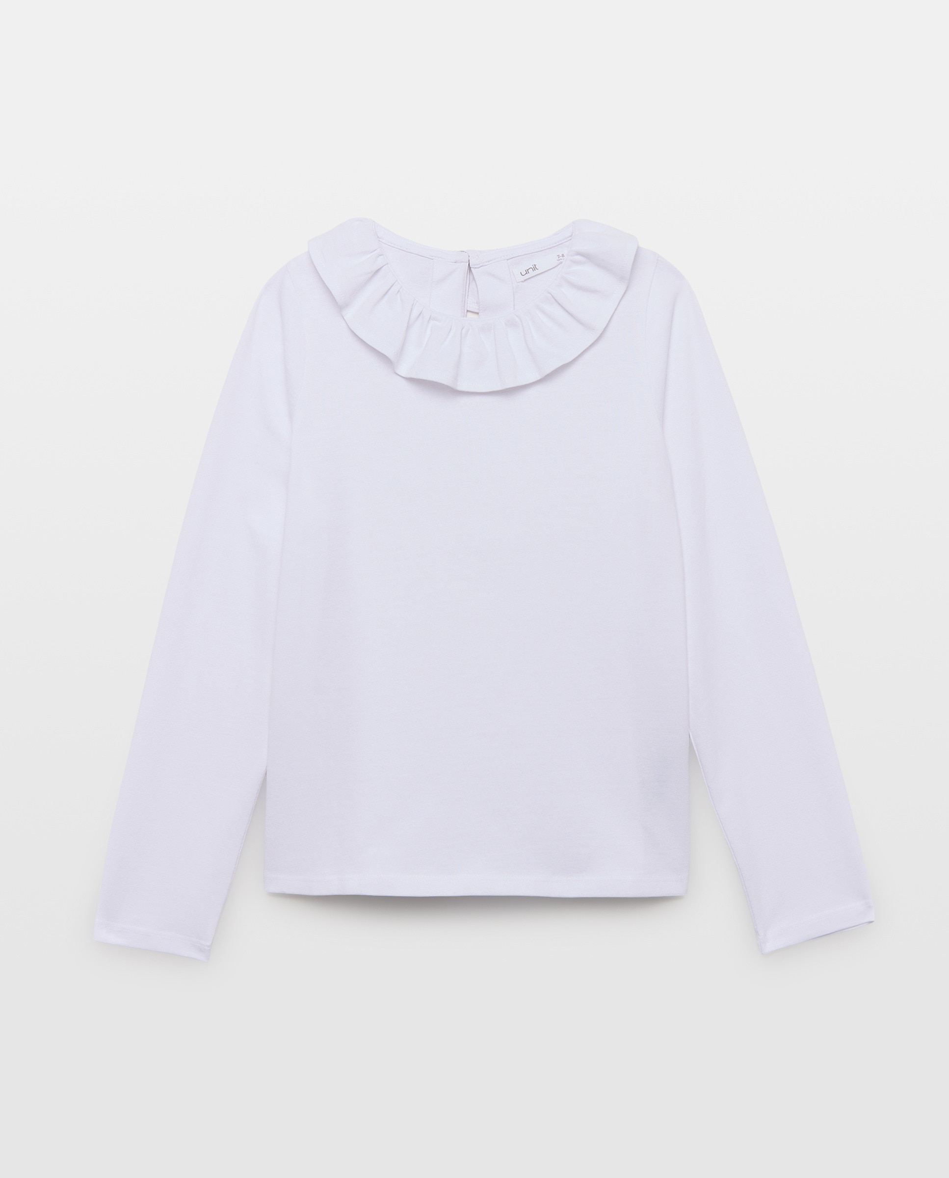 Imagen 0 de Camiseta niña cuello self fabric
