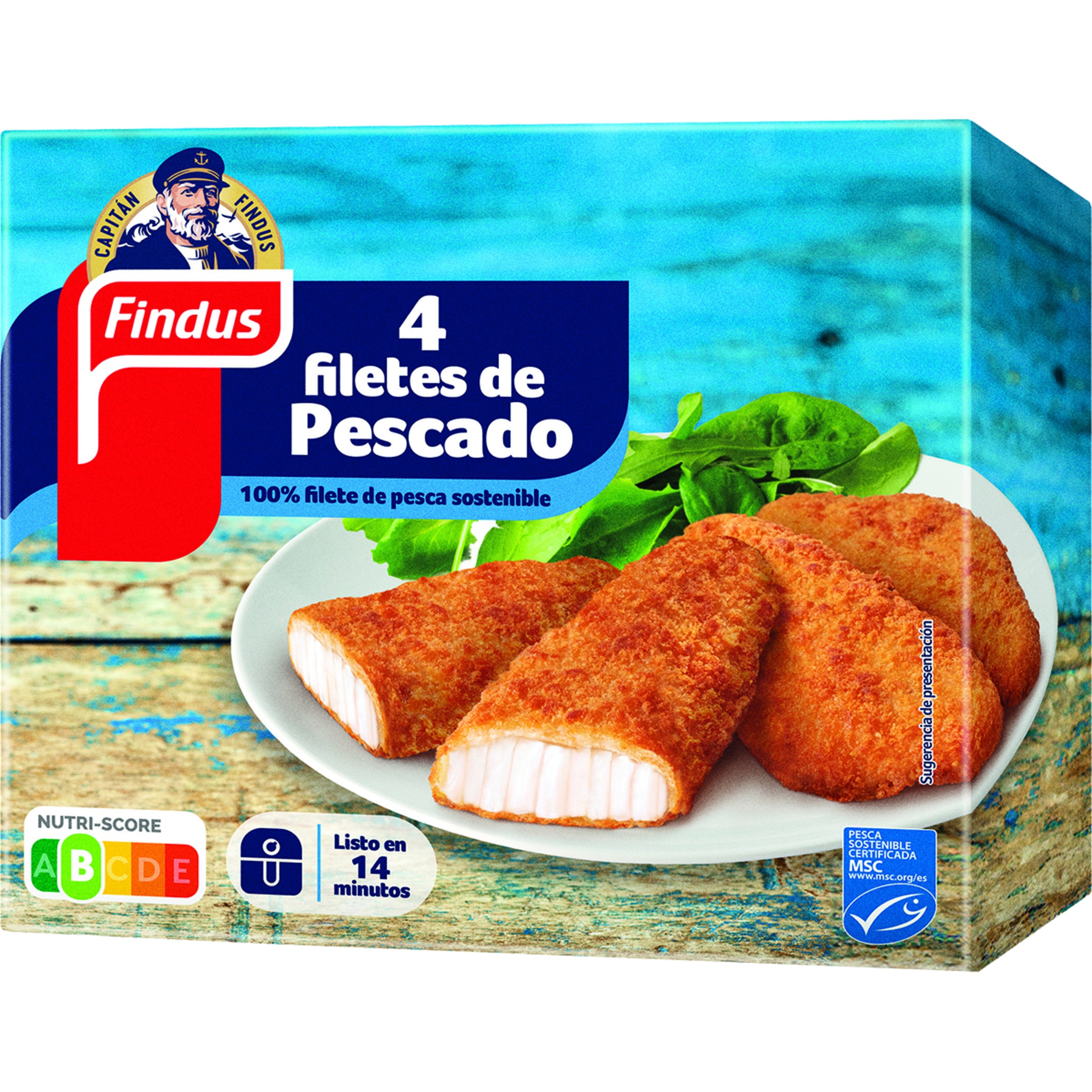 filete de pescado empanado 4 unidades
