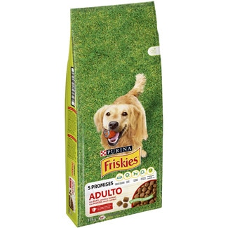 Pienso para perros adultos con buey, cereales y verduras saco 15 kg - Friskies