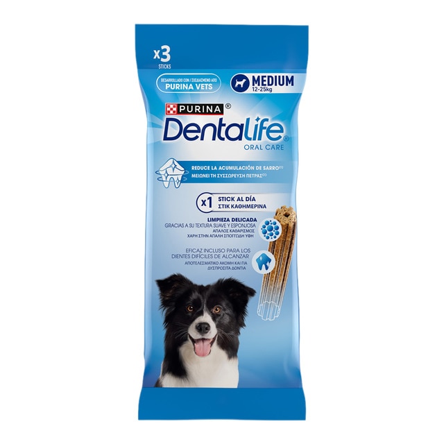 Purina Dentalife - Snack dental para perros medianos Purina DentaLife Daily Oral Care
