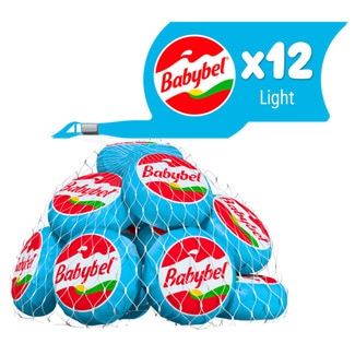 Babybel Queijo Mini Light 12 unidades unidade 240 g