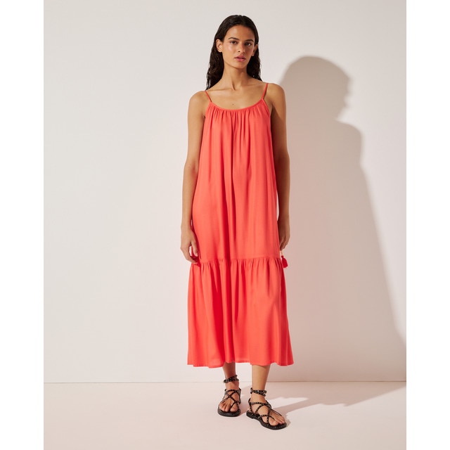 Easy Wear - Vestido largo liso.
