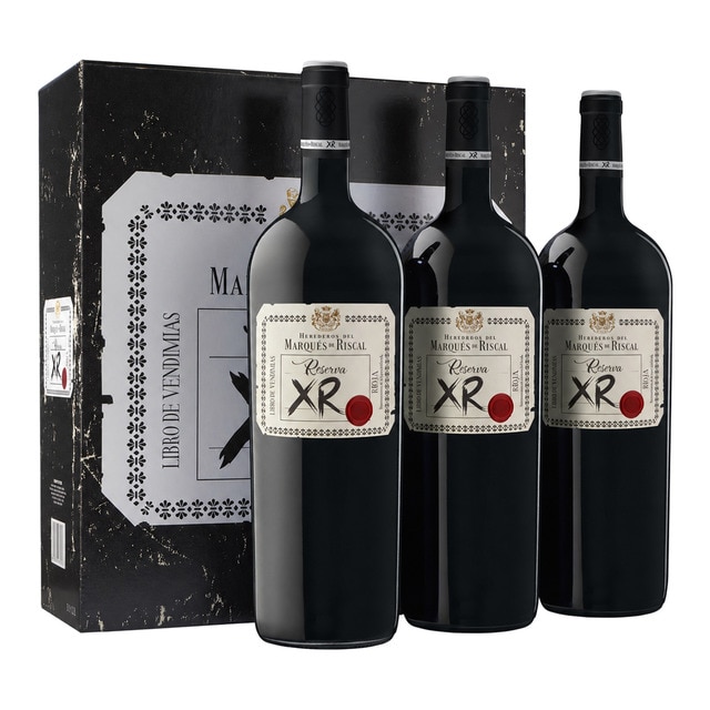 Estuche vinos tintos Reserva XR de Marqués de Riscal 2019 Rioja Mágnum