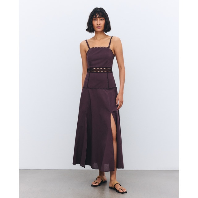 Tintoretto - Vestido midi aberturas.