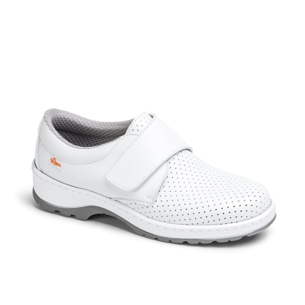 Zapato sanitario Milan SCL blanco picado