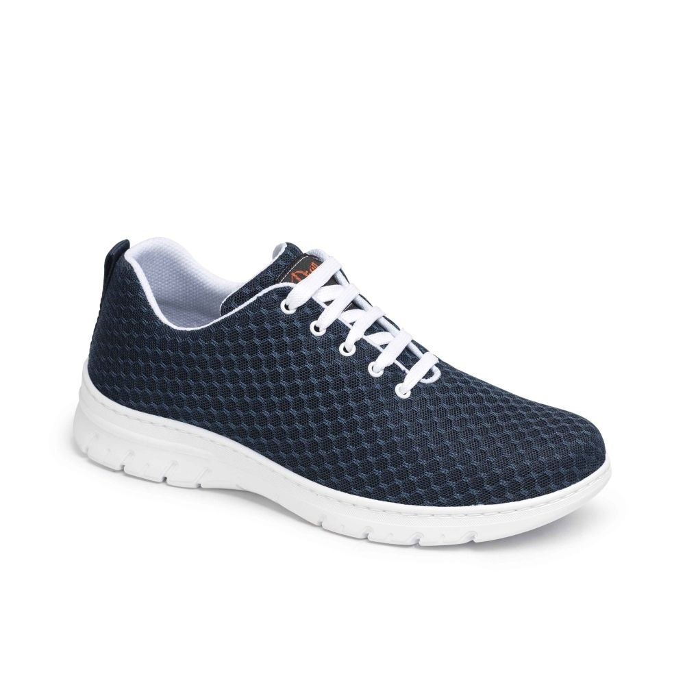 Zapatilla cordones Calpe marino