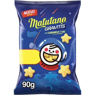 Gravitis sabor caramelo y sal bolsa 90 g - Matutano