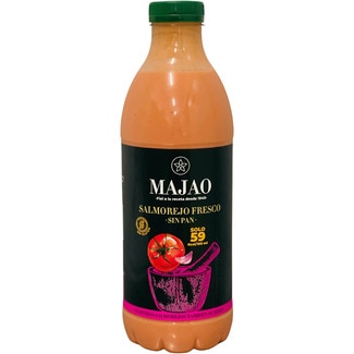 Salmorejo fresco sin pan sin gluten botella 1 l - Majao