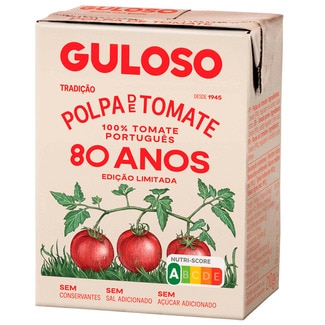 Guloso Polpa de Tomate embalagem 210 g