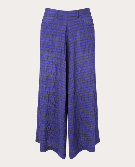 Pantalón recto de algodón