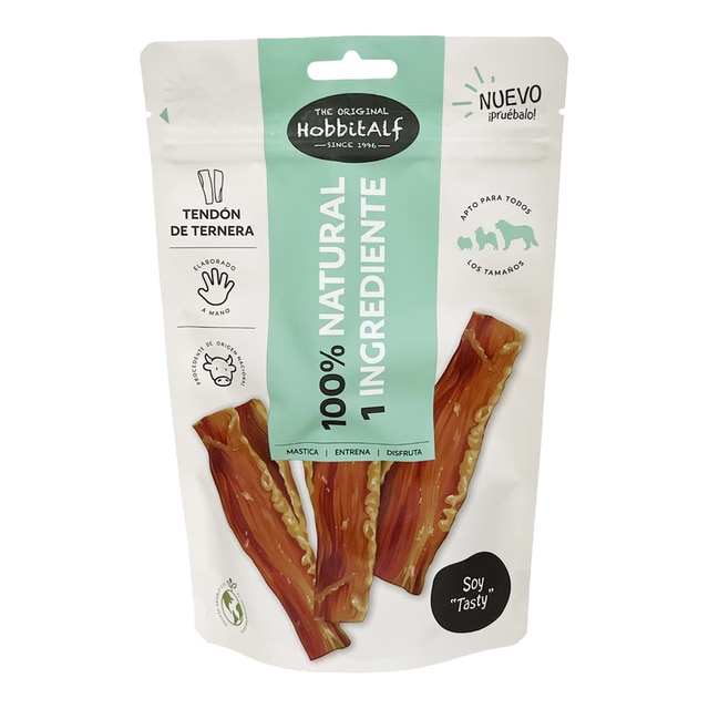 Hobbitalf - Tendón de ternera natural para perros Hobbitalf 100 g