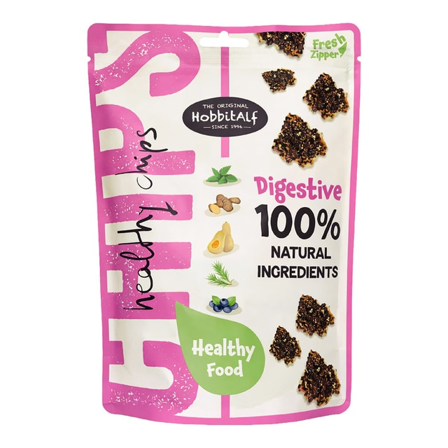Hobbitalf - Snacks para perros Healthy Chips Digest para perros Hobbitalf 180 g