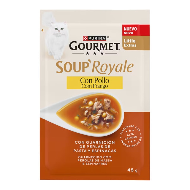 Gourmet Royale - Comida húmeda para gatos adultos Gourmet Royale pollo con guarnición de perlas de pasta…