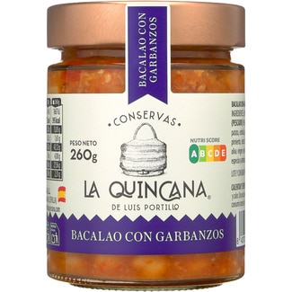 Bacalao con garbanzos LA QUINCANA