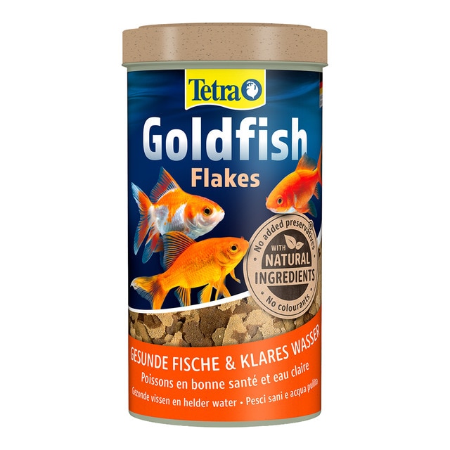 Tetra - Comida para peces de agua fría Tetra Goldfish Escama.