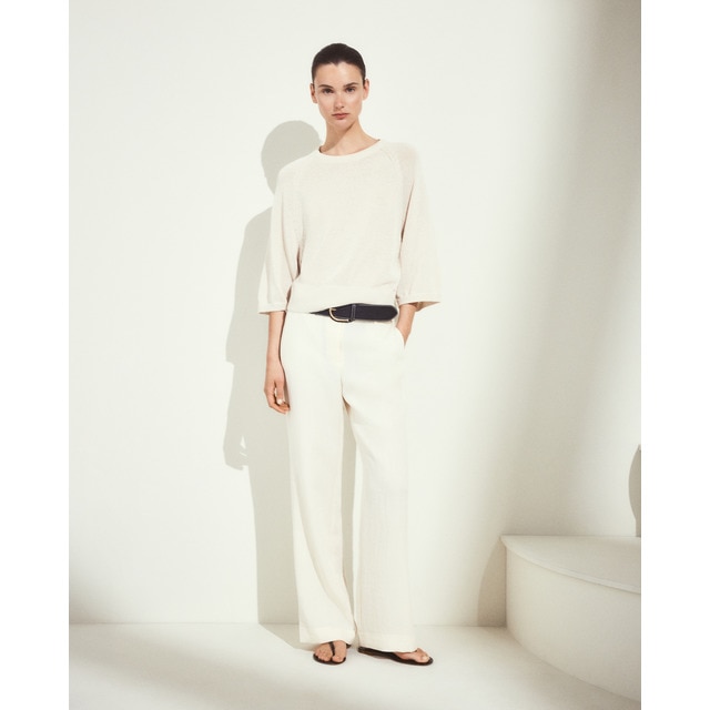 Woman El Corte Inglés - Pantalón recto liso de mujer.