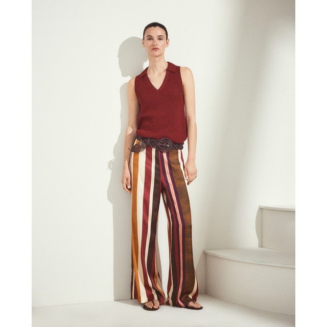 Woman El Corte Inglés - Pantalón de mujer rayas multicolor.