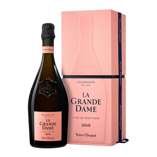 Estuche de champagne Rosé La Grande Dame Rosé 2018 Veuve Clicquot
