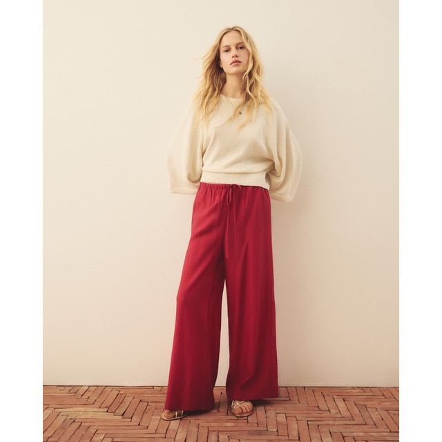 Southern Cotton - Pantalón fluido de mujer realizado en tencel.