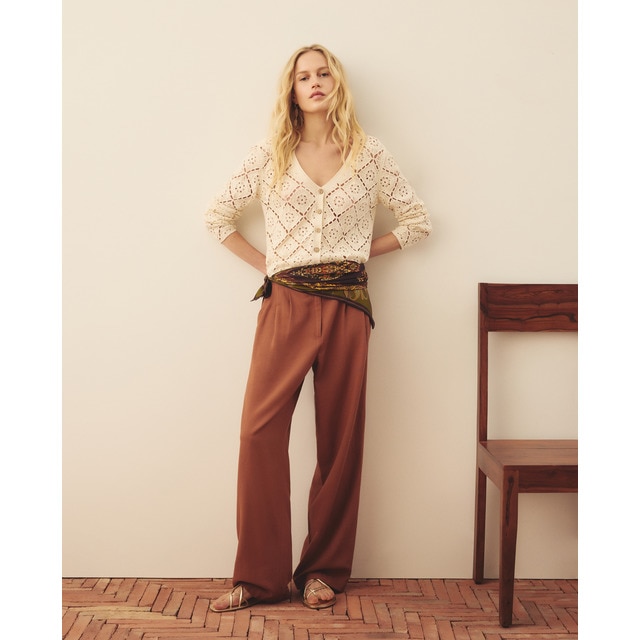 Southern Cotton - Pantalón lino de mujer.