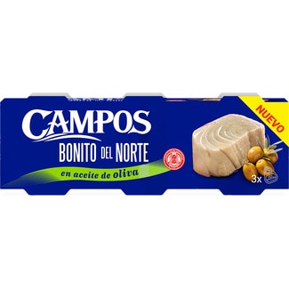 Bonito del norte en aceite de oliva pack 3 CAMPOS