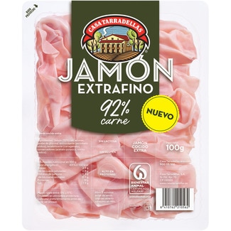 jamón cocido extra en lonchas extrafino sin gluten sin lactosa