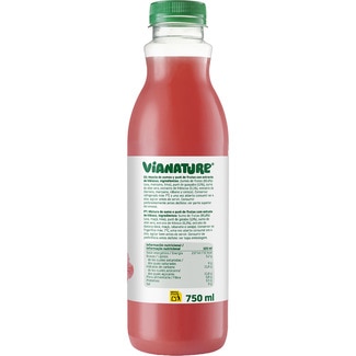 Zumo de guayaba, hibiscus y lima botella 750 ml - Via Nature