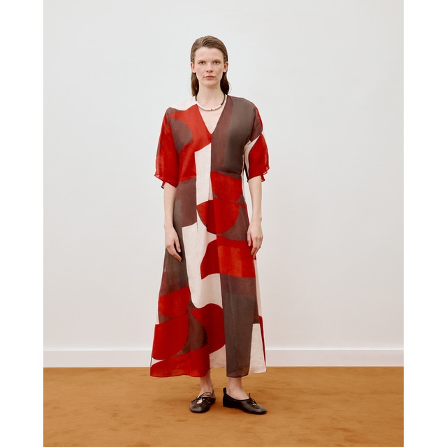 Woman Limited El Corte Inglés - Vestido tipo túnica cuello pico.