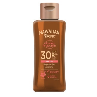 Hawaiian Tropic Óleo Protector Glowing SPF30 embalagem 75 ml