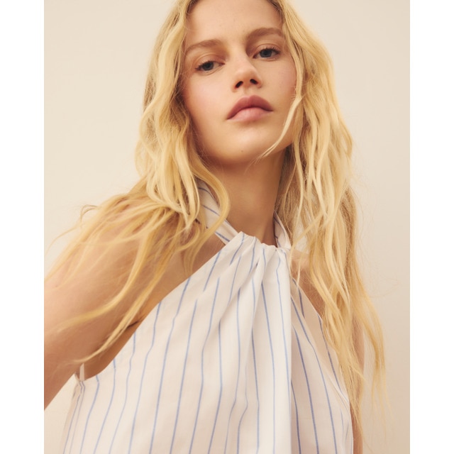 Southern Cotton - Top de mujer con cuello halter.