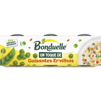 un toque de guisantes sin azúcares añadidos pack 3