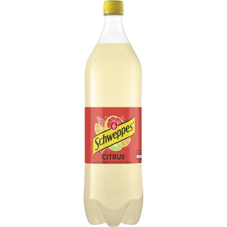 Refresco citrus sabor mandarina, lima, naranja y pomelo con gas lata 330 ml - Schweppes