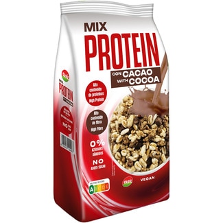 mix protein con cacao sin azúcares añadidos