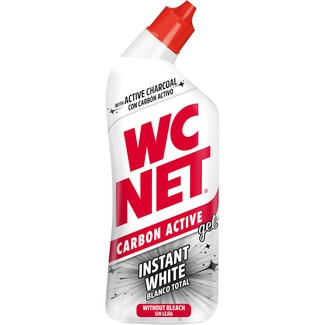 Gel WC sin lejía Carbón Active Blanco Total botella 750 ml - Wc Net