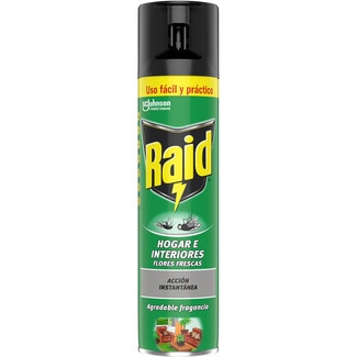 Insecticida volador Hogar e Ingeriores flores frescas spray 400 ml - Raid