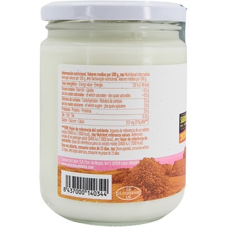 Yogur de oveja natural desnatado 0% m.g. ecológico tarro 420 g - El Cantero De Letur